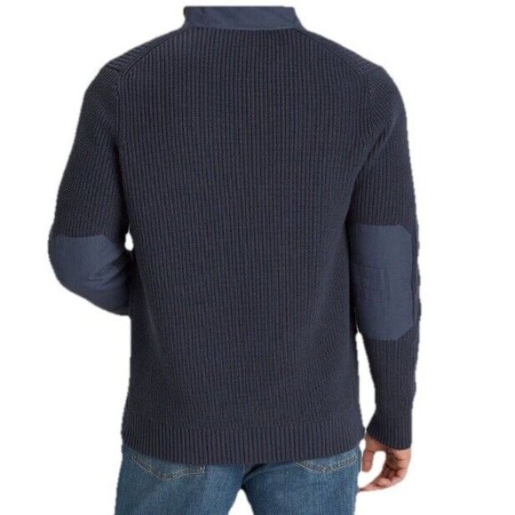 Duluth Trading Co Mens Size XL Brigadier Button Mock Sweater Blue Gray ($99.95) - Picture 4 of 12